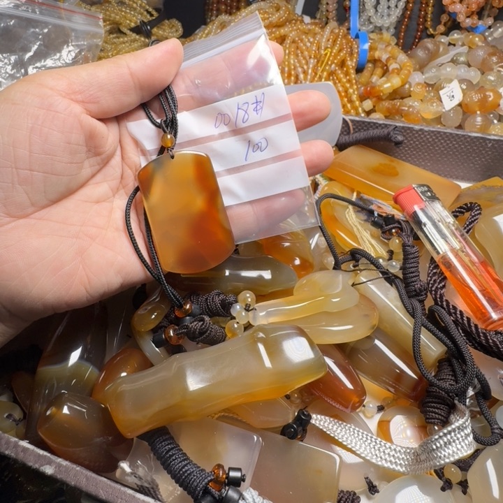 玛瑙/玉髓颈饰未镶嵌略****常0018