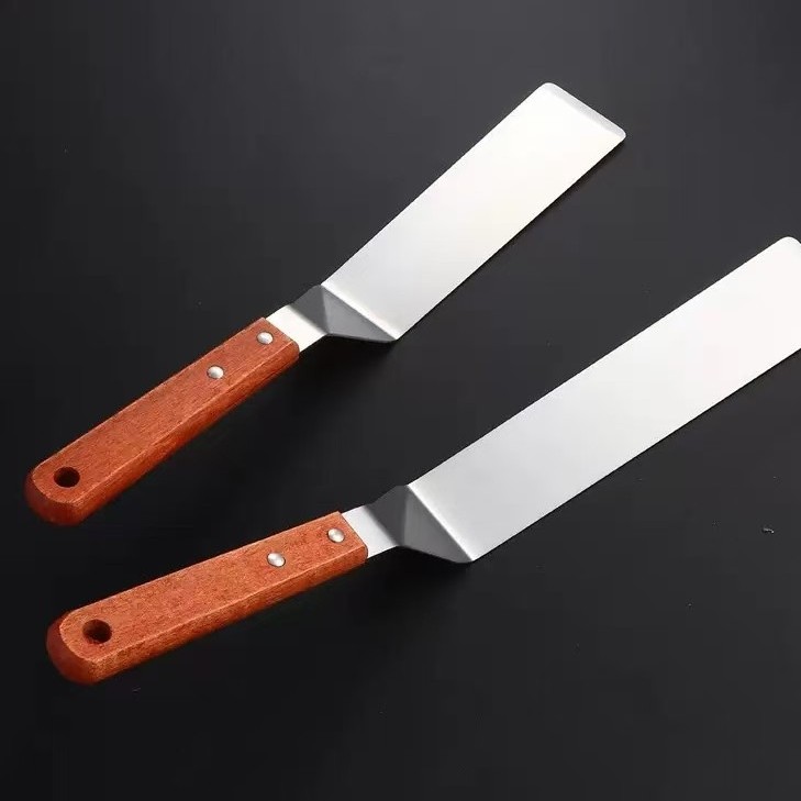 不锈钢煎包烙饼铲刀牛排披萨生煎铲刀手抓饼工具煎饼铲子包子