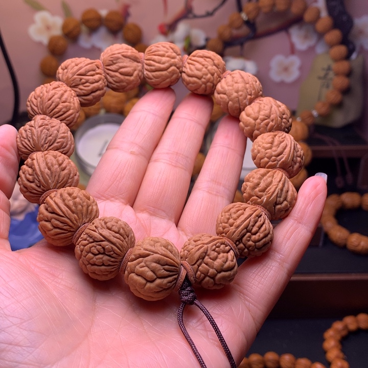 桃核手串龙纹桃核8