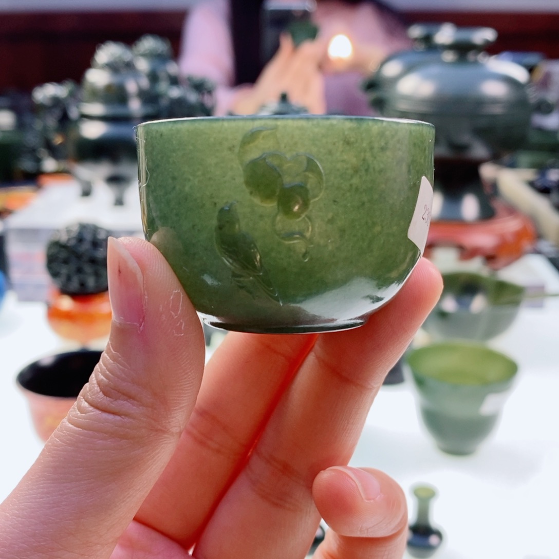 和田玉（青玉）挂件未镶嵌