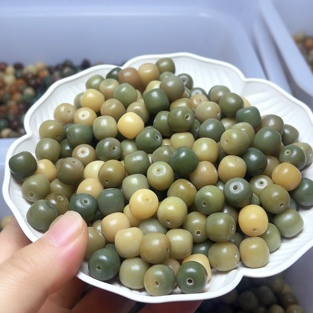 吊坠白玉菩提白玉菩提12青提桶50颗卡灯牌宠30颗