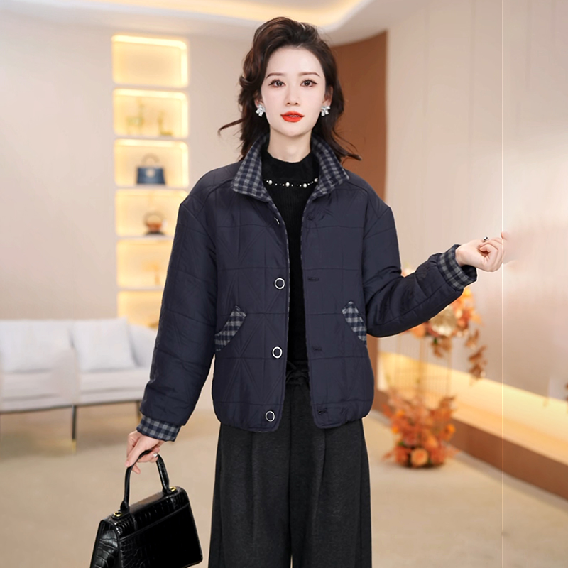 秋冬新款优雅气质女装时尚加棉加厚休闲短外套【353#】