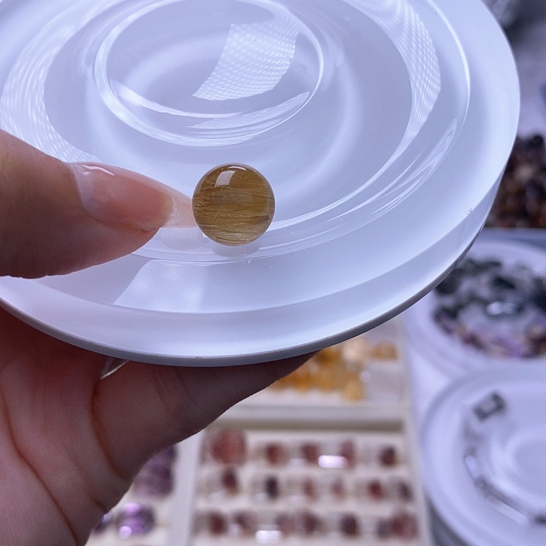 水晶天然水晶定制打孔不退不换未镶嵌饭*
