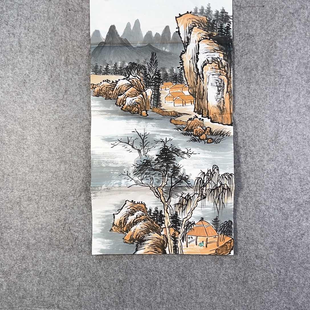 国画493 山水画作品展优秀画