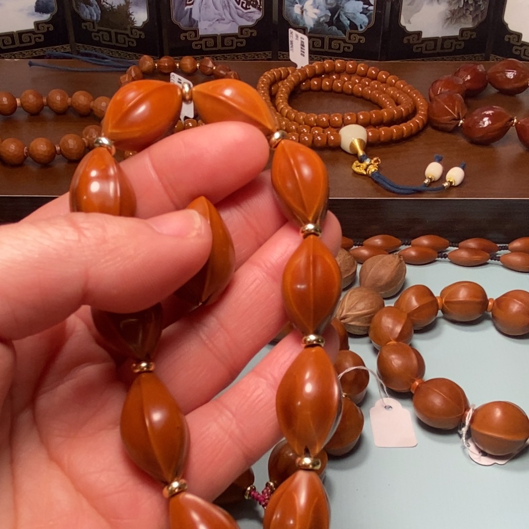 拾***月橄榄核手串/手链私人订制刻心经，不退不换