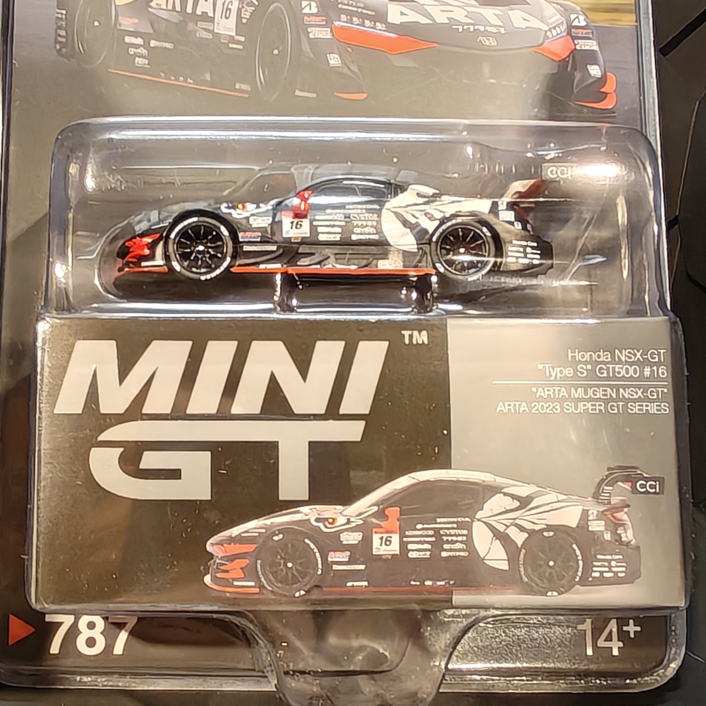 minigt 1:64合金NXSGT - GT500汽车模型编号787