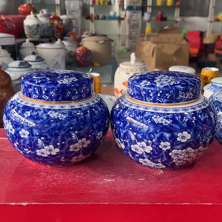 罐润鹏陶瓷精选高端陶瓷茶叶罐