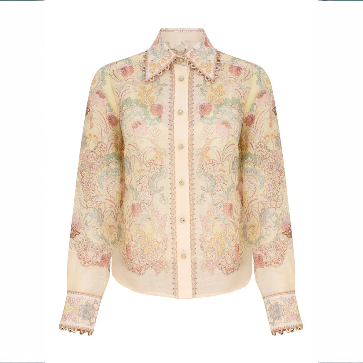 26早春新款定位印花衬衫