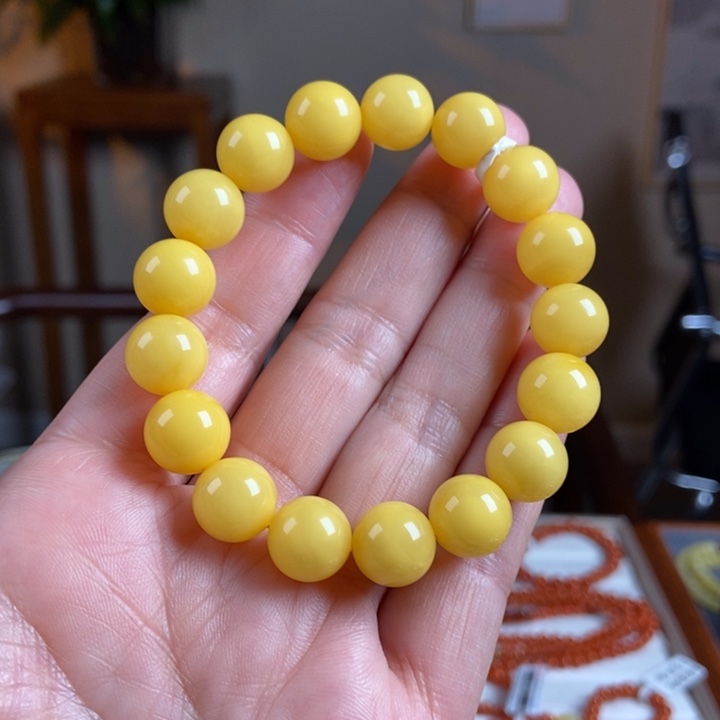 琥珀手链未镶嵌蜜蜡手串11