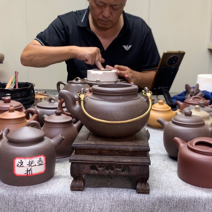 茶壶紫泥蛋包430 C半手工制作