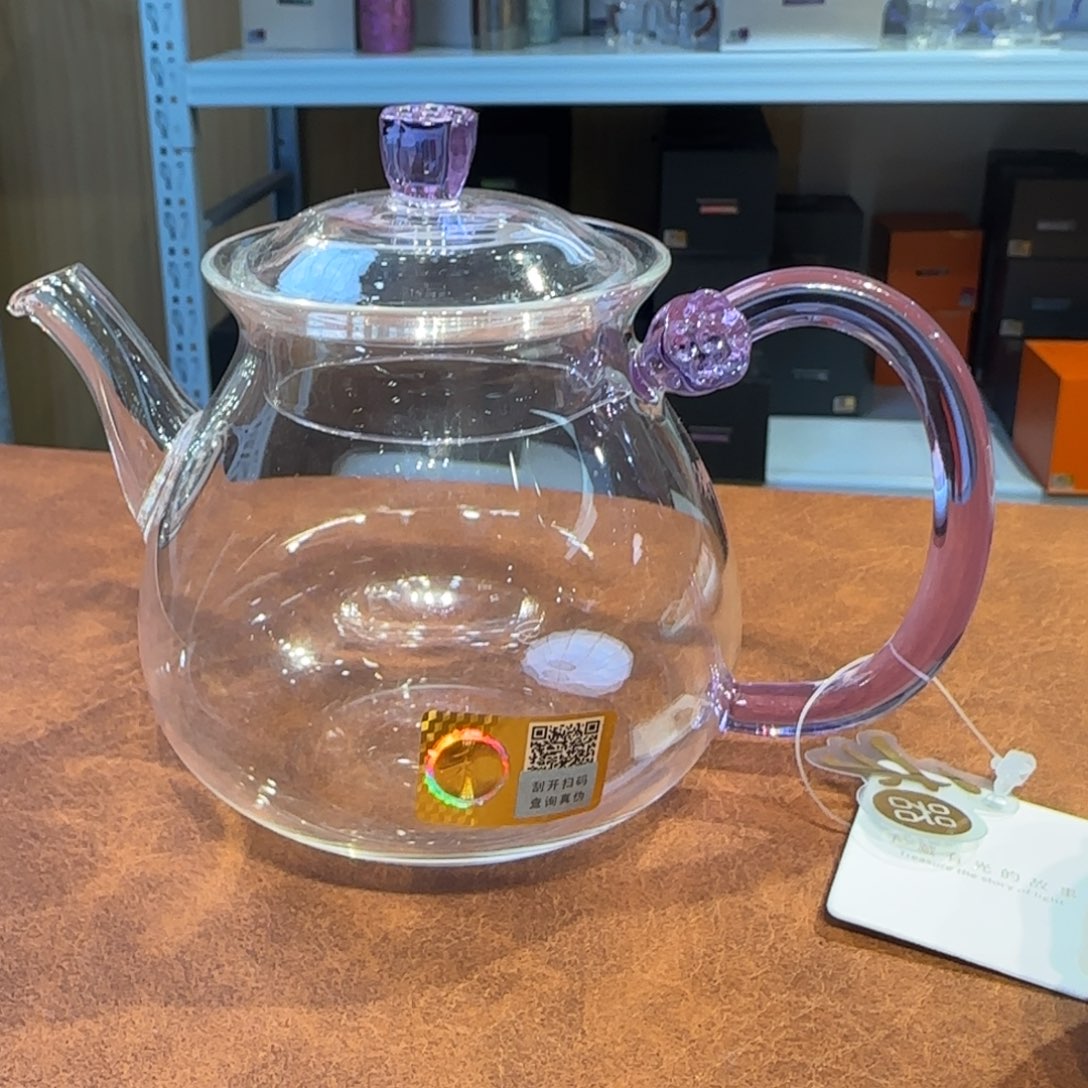 草***然禾器清莲壶浅紫色