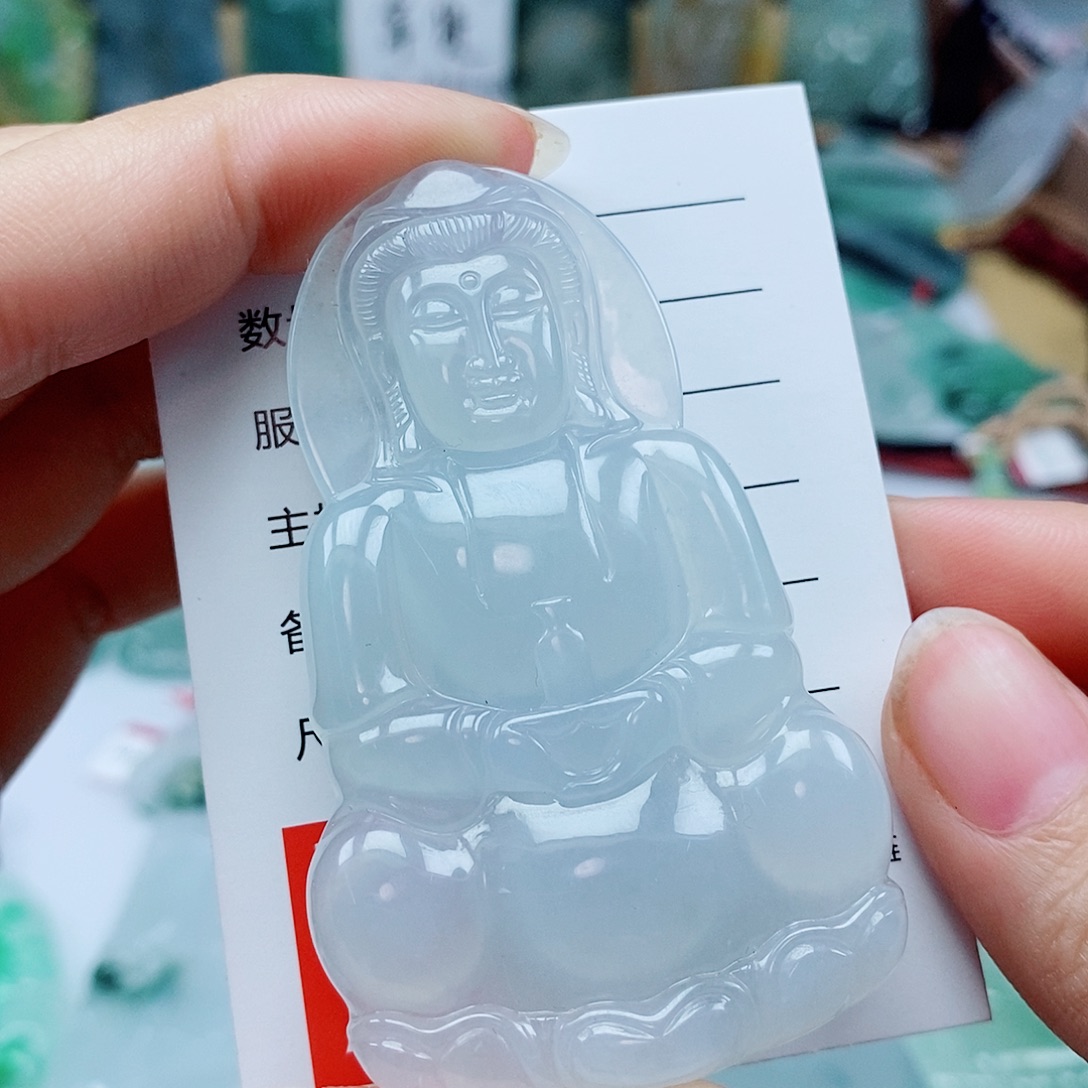 寂***歌翡翠未镶嵌颈饰翡翠