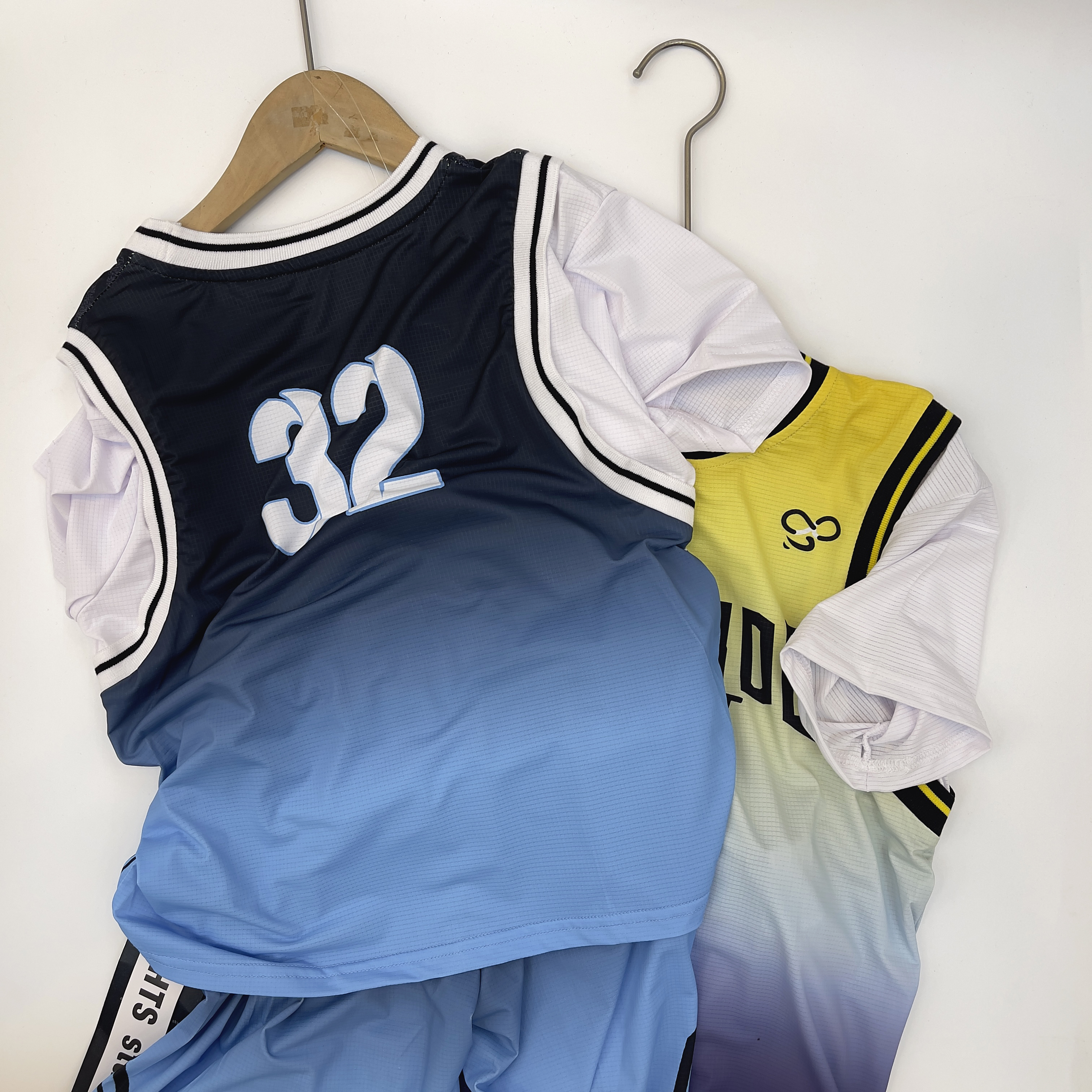 【儿乐斯童装】男童中大童夏季速干球衣套装（先选款号再选尺码）