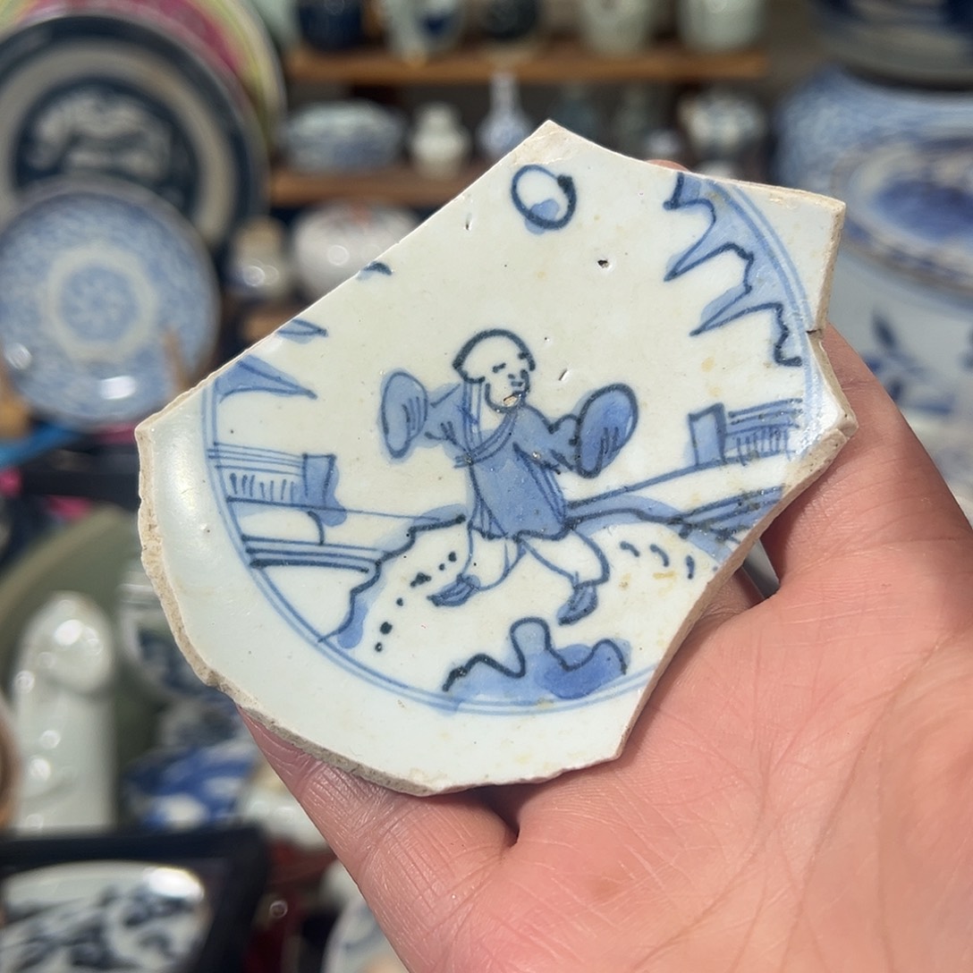 摆件陶瓷片标本，全场包邮