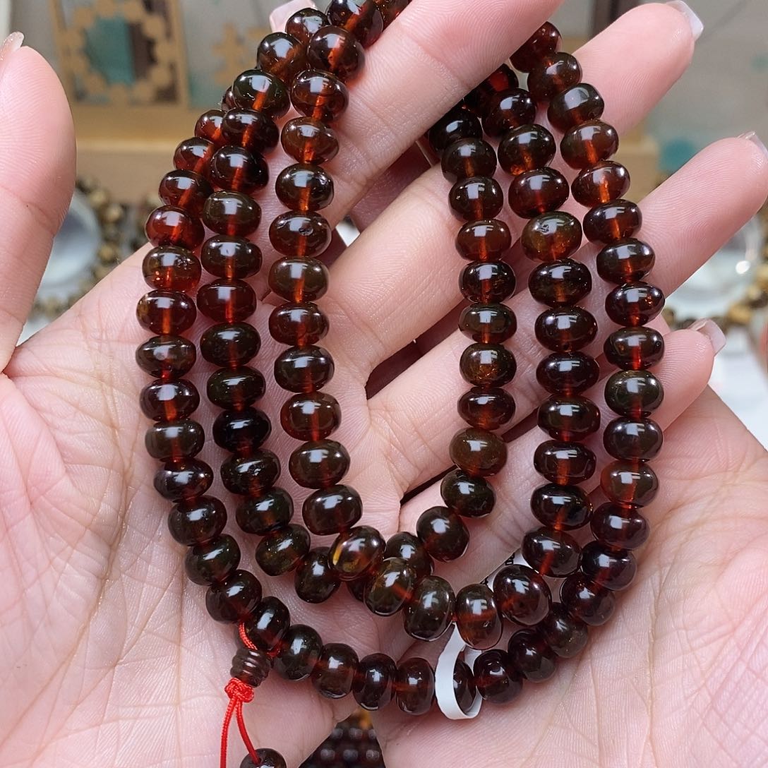 琥珀未镶嵌手链8➕