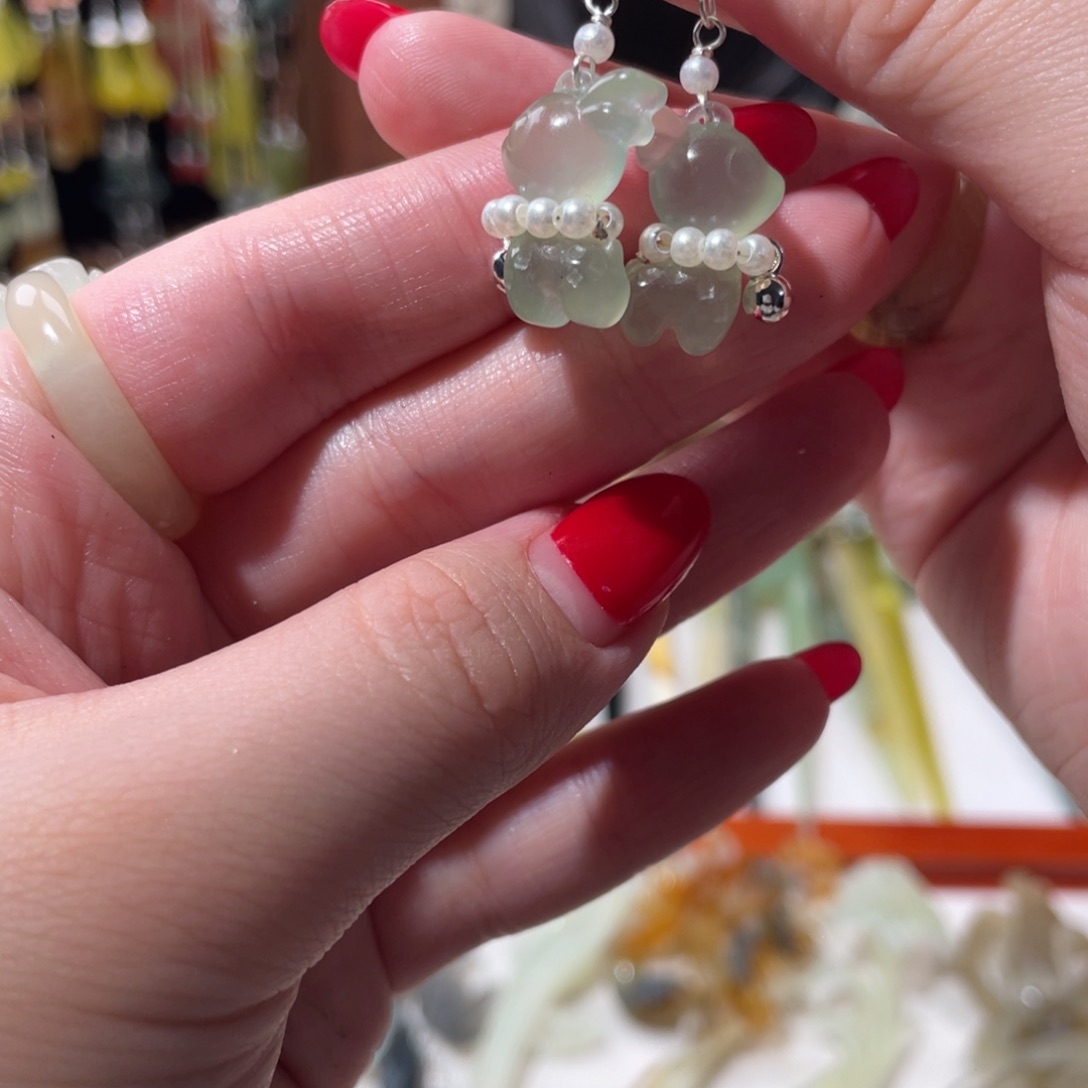 蛇纹石玉未镶嵌发饰