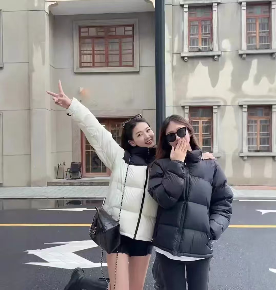 北家断码短款立领羽绒服男女百搭