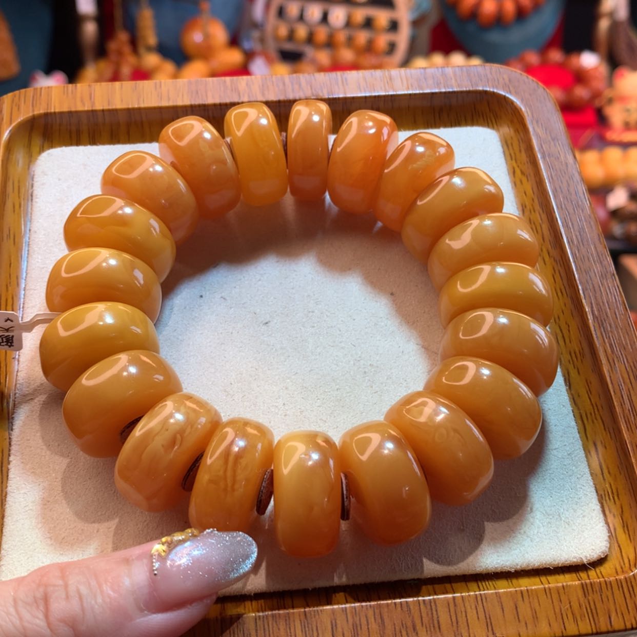 【闪购商品】蜜蜡手串未镶嵌蜜蜡手串