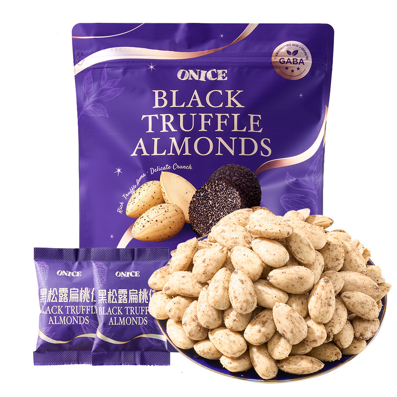 山姆超市美食黑松露扁桃仁600g去衣烘烤健康坚果休闲减脂零食吃货