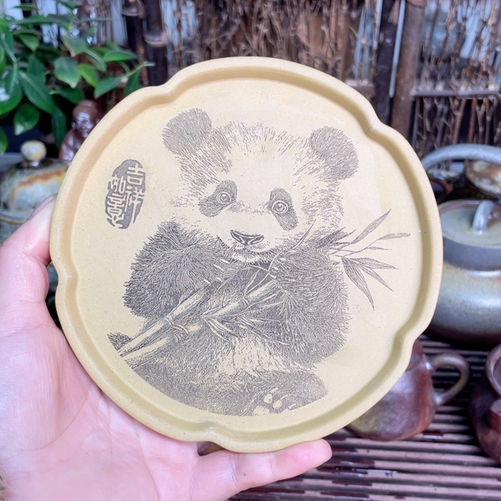 紫砂茶壶纯自然高温无釉裸柴烧