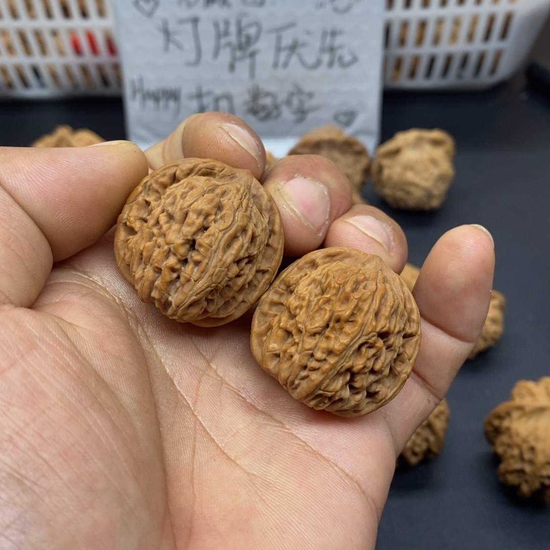 知***足吊坠文玩核桃四座楼33