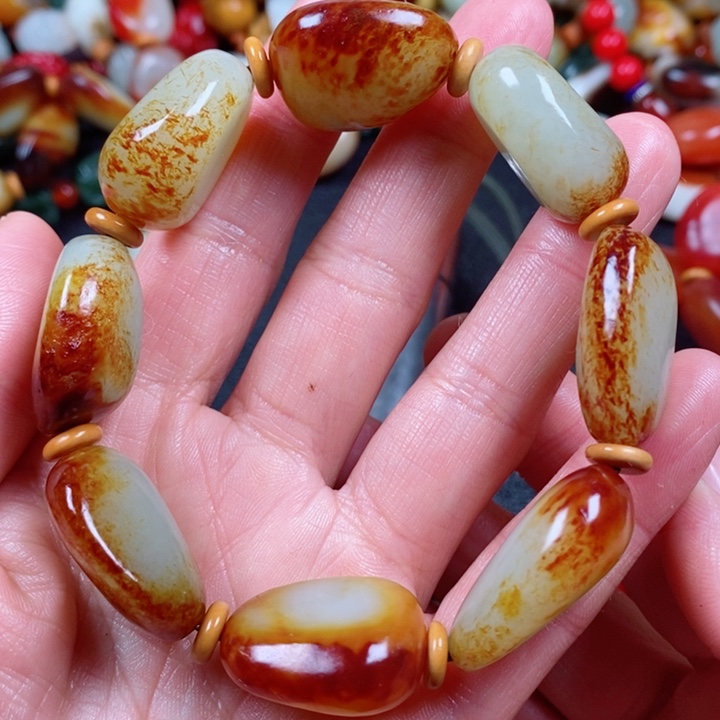 和田玉手链未镶嵌