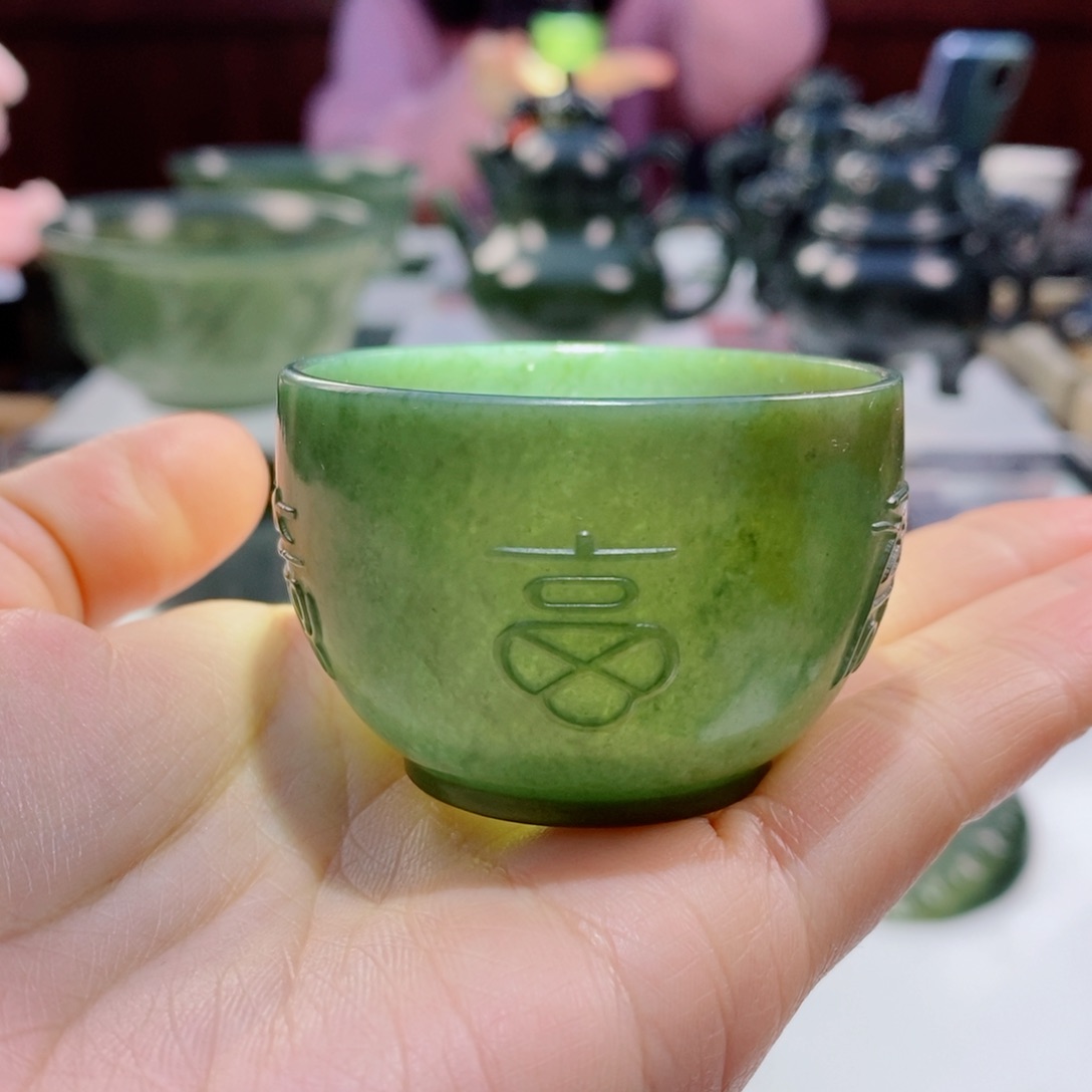 和田玉（青玉）摆件未镶嵌