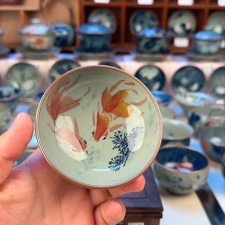 景德镇陶瓷陶瓷杯主人杯普洱杯