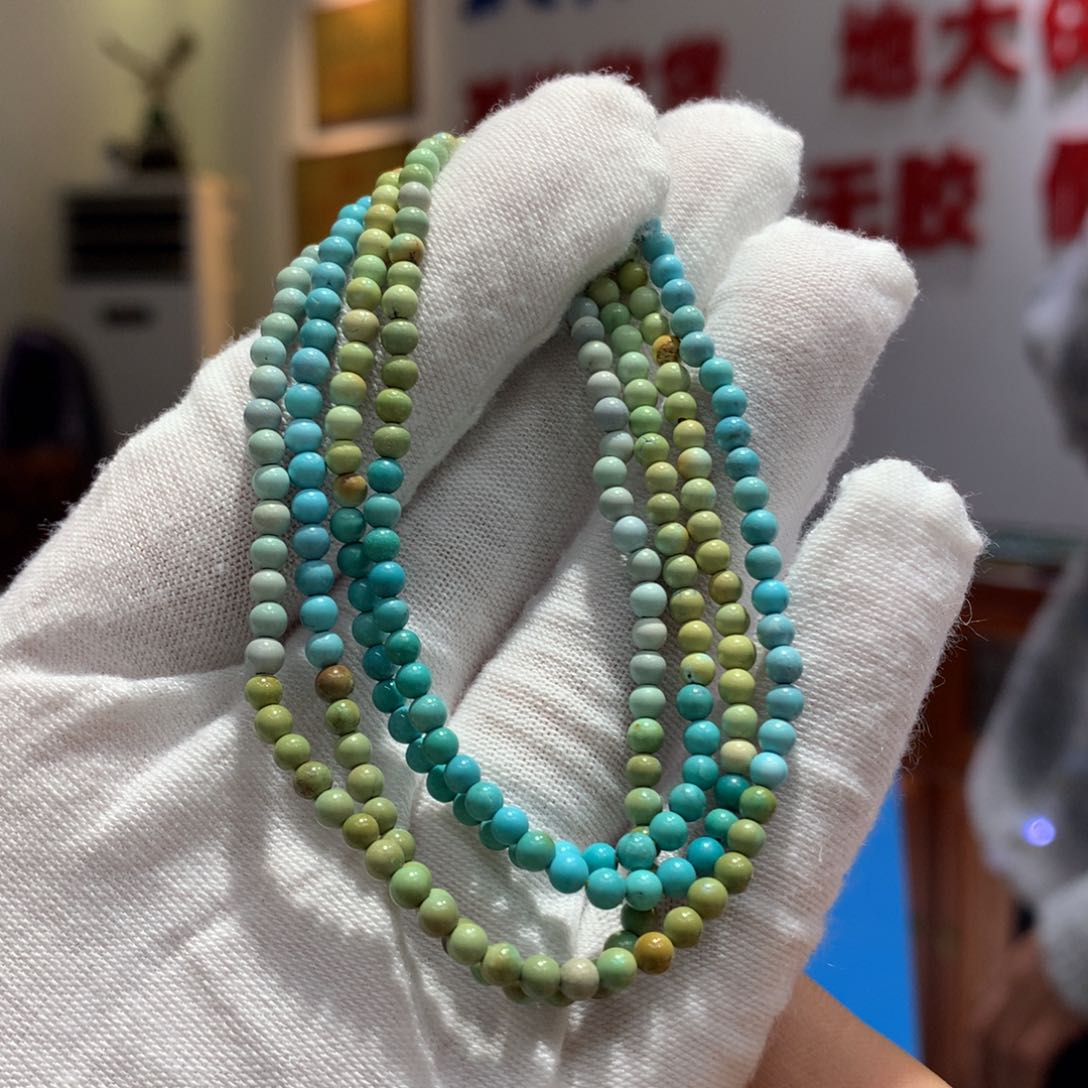 绿松石长链未镶嵌