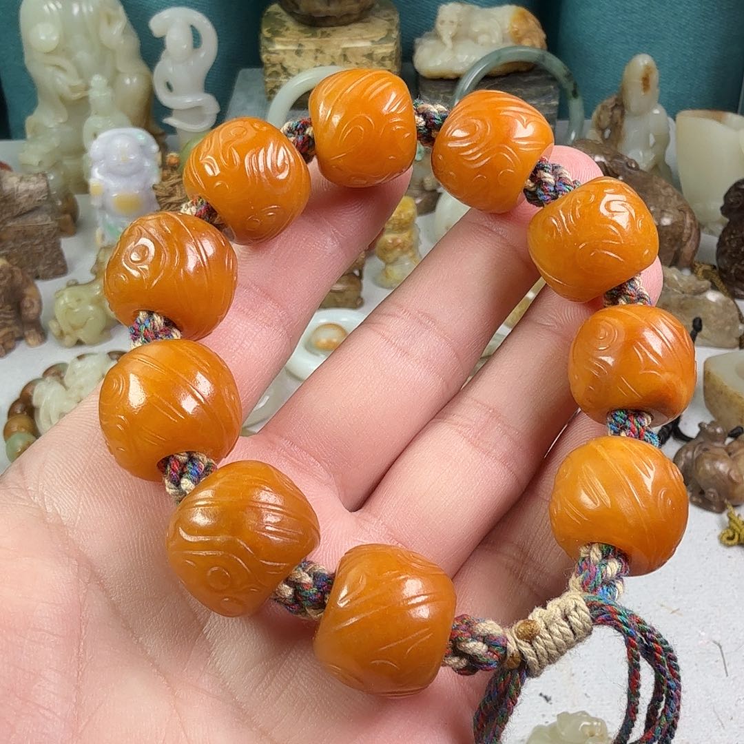 大***大和田玉（糖玉）未镶嵌挂件