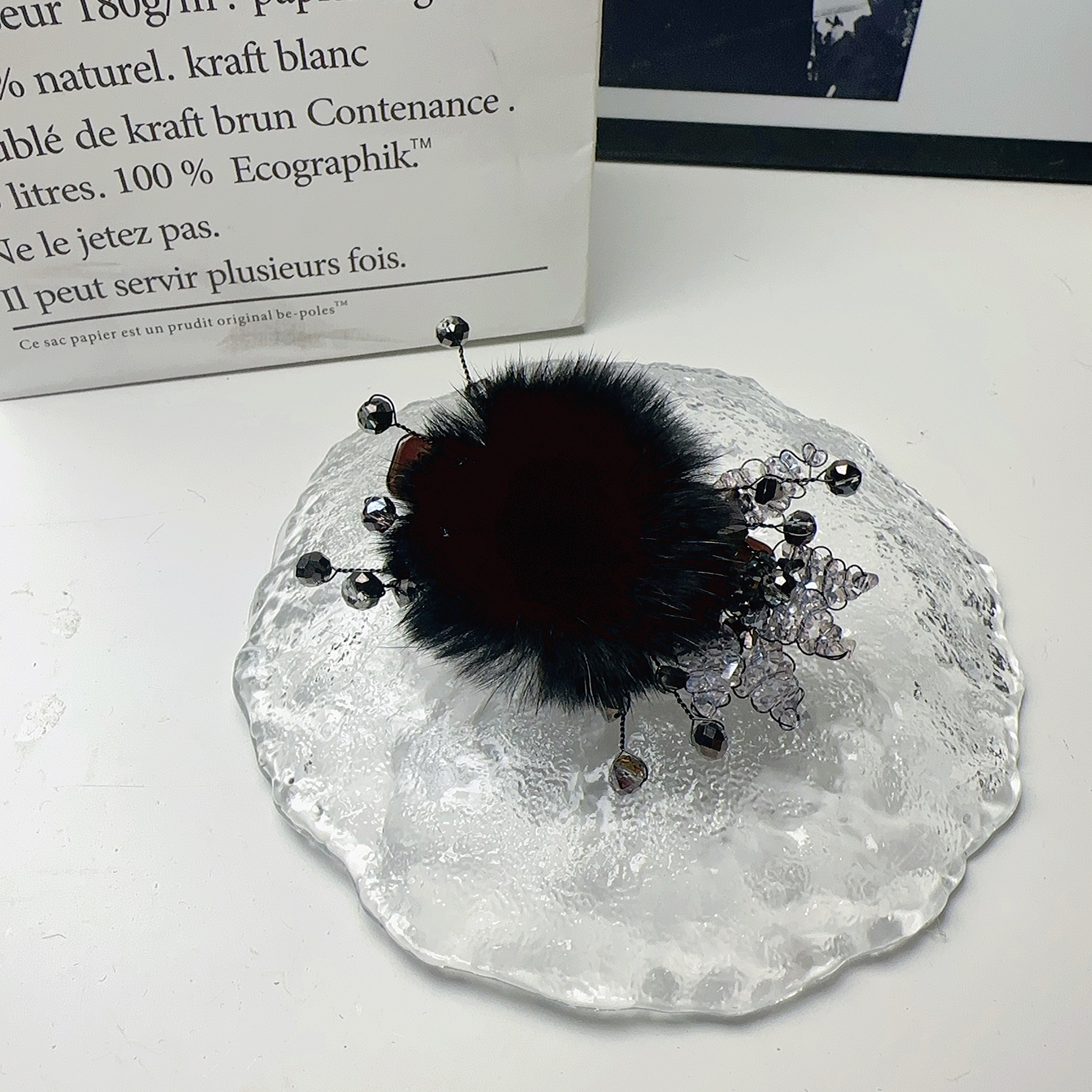 A8617编号紫莹轻奢发饰《鸭夹》