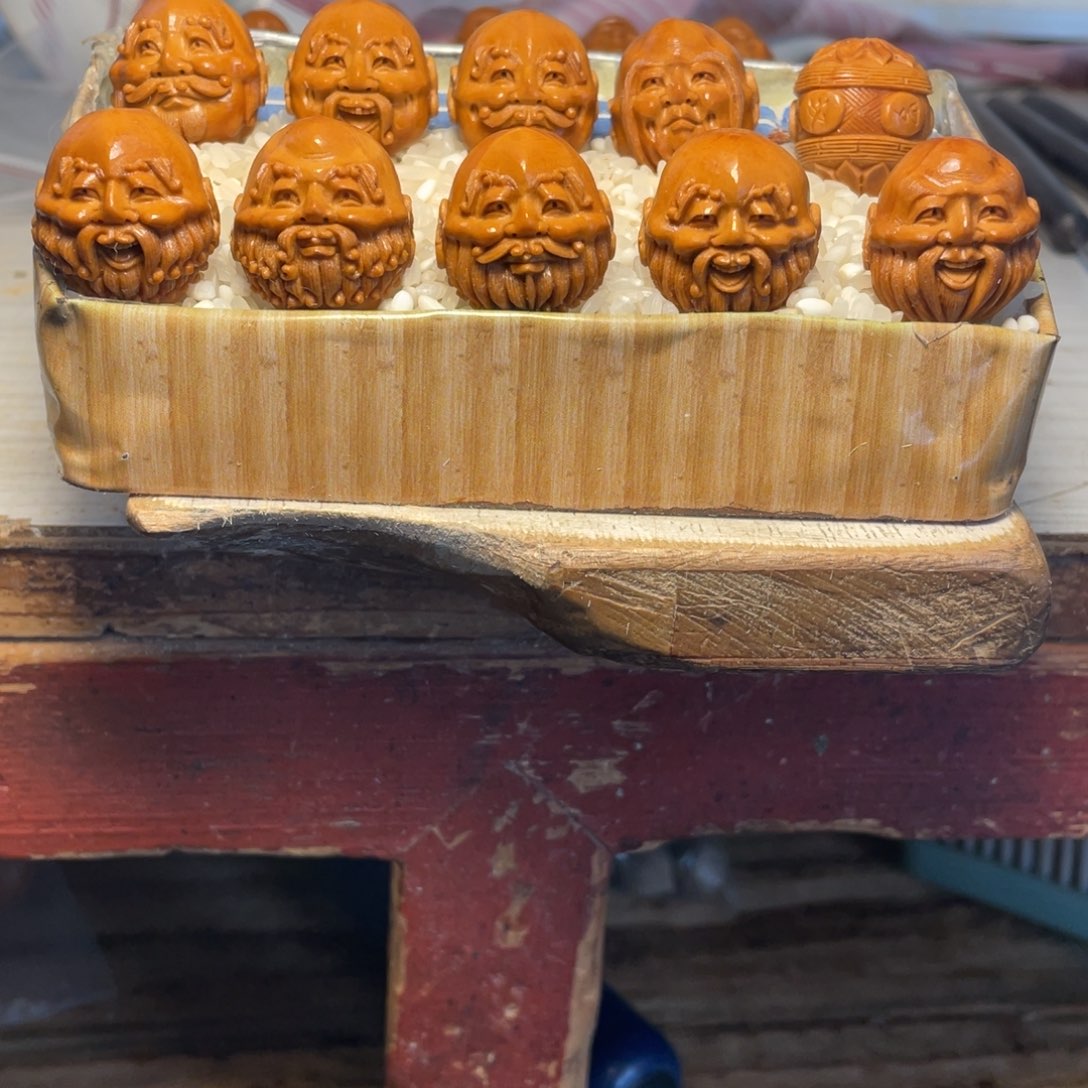 手串/手链橄榄核2.1左右铁核纯手工须派十八罗汉