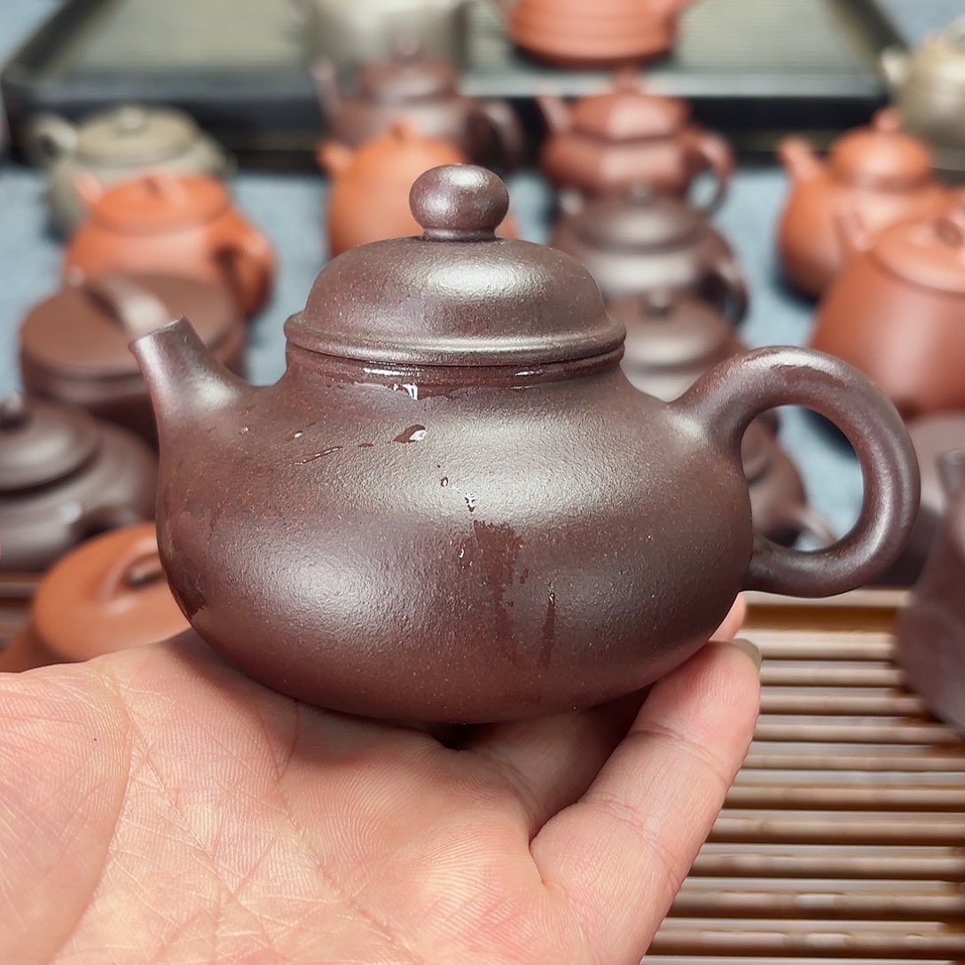 紫砂茶壶全手工容天