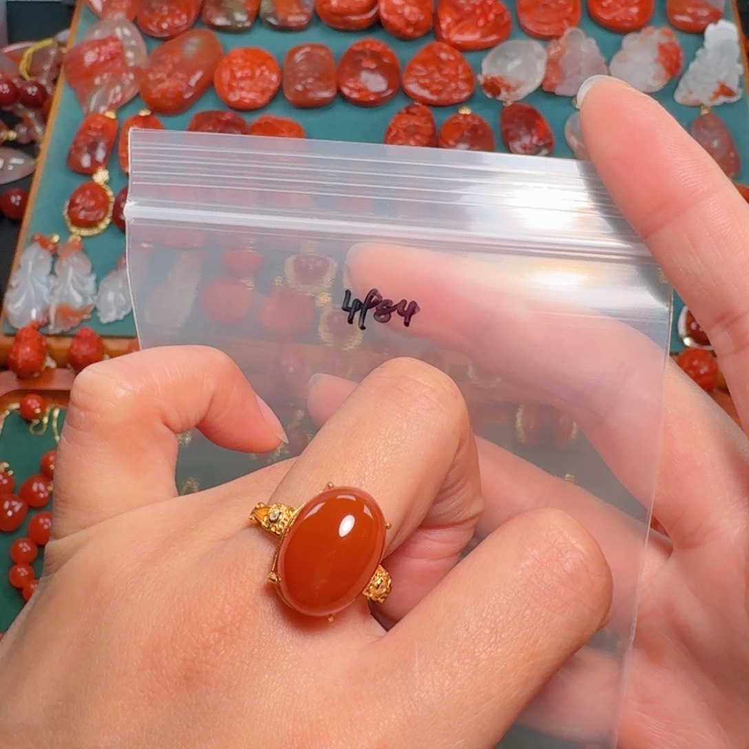 南红玛瑙南红玛瑙银S925镶嵌