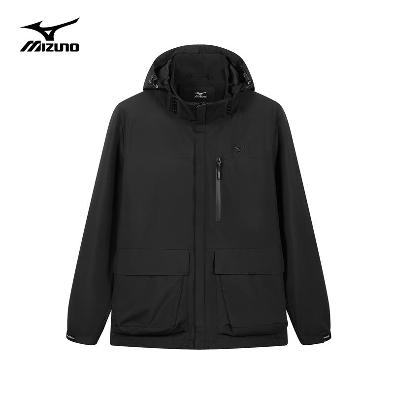 美津侬25年秋冬新款男式户外梭织外套防风防水立领男款外套