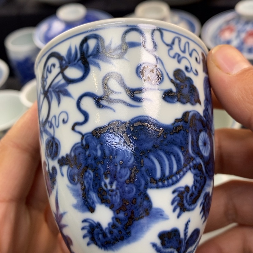 【闪购商品】景德镇青花主人杯