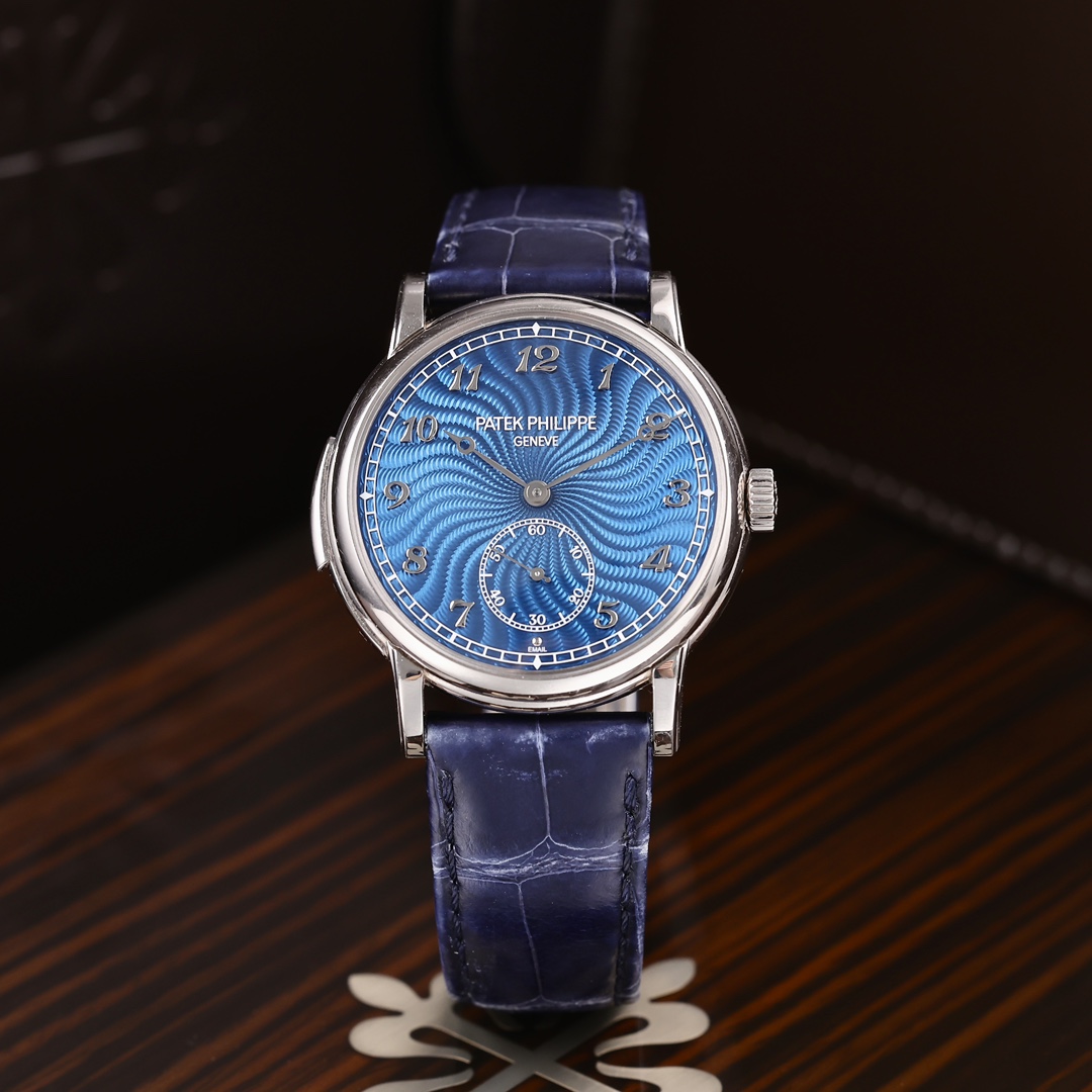95新 Patek Philippe/百达翡丽 5178G 三问孔雀蓝 2024年保卡