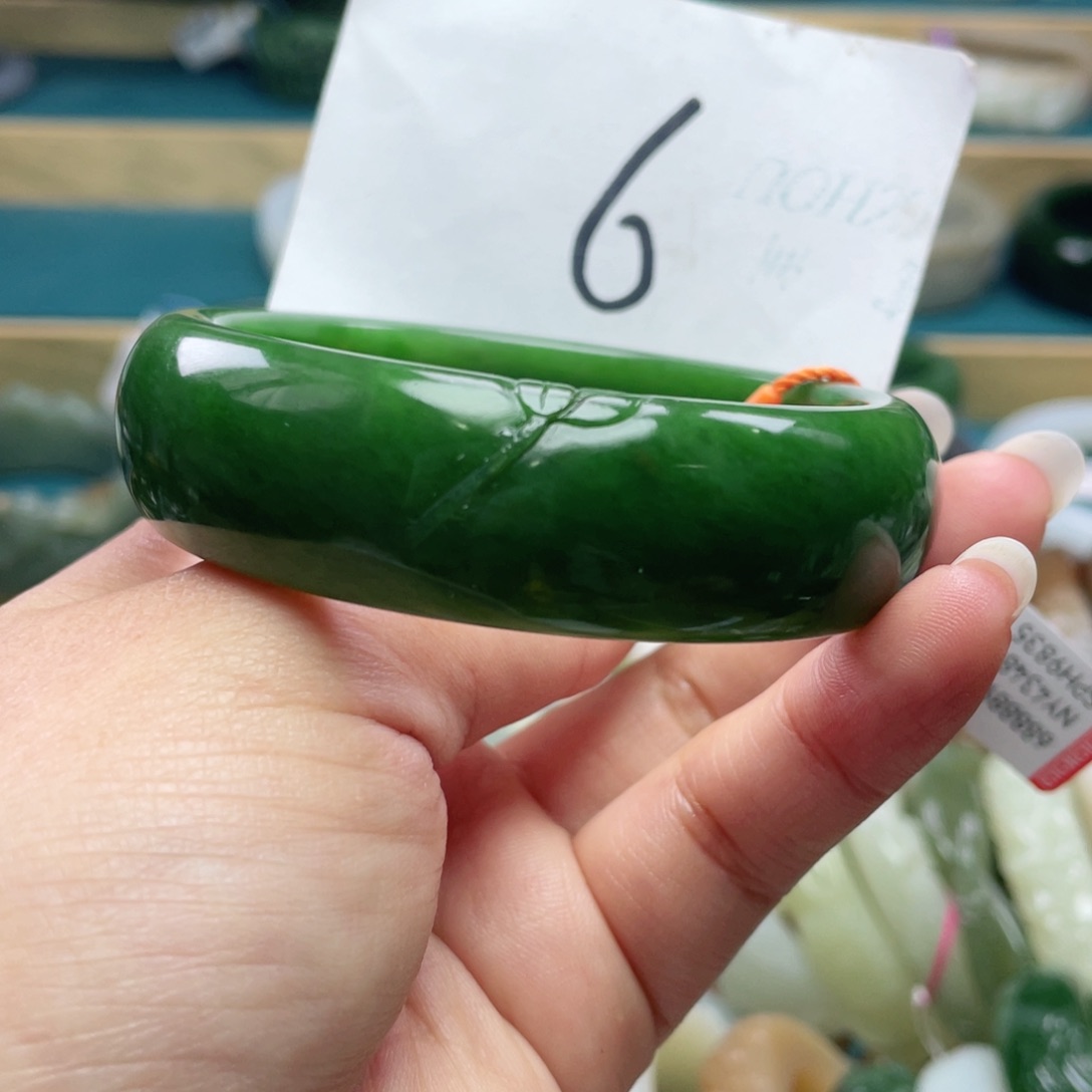 未镶嵌手镯和田玉圈口60