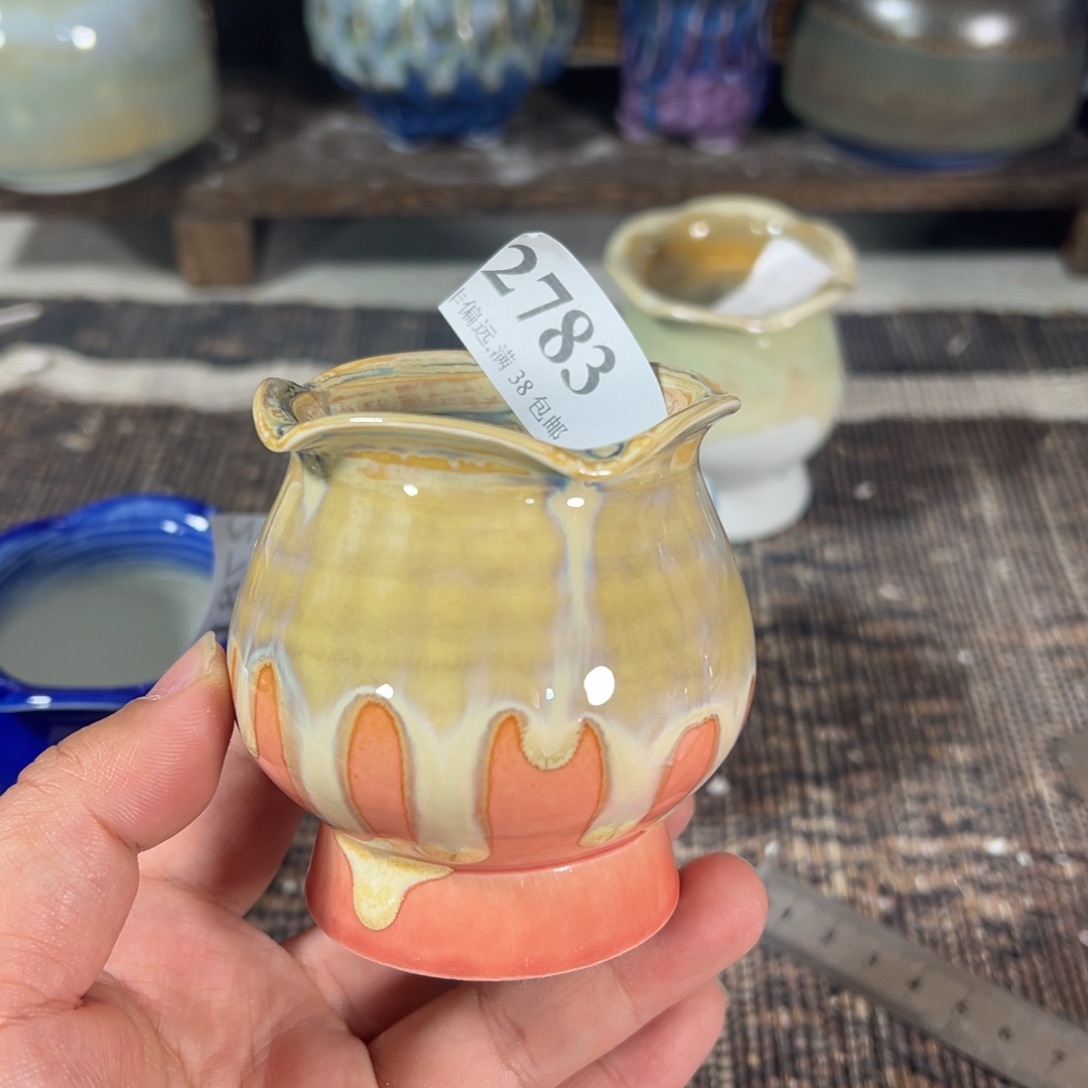 红陶景德镇手工花盆