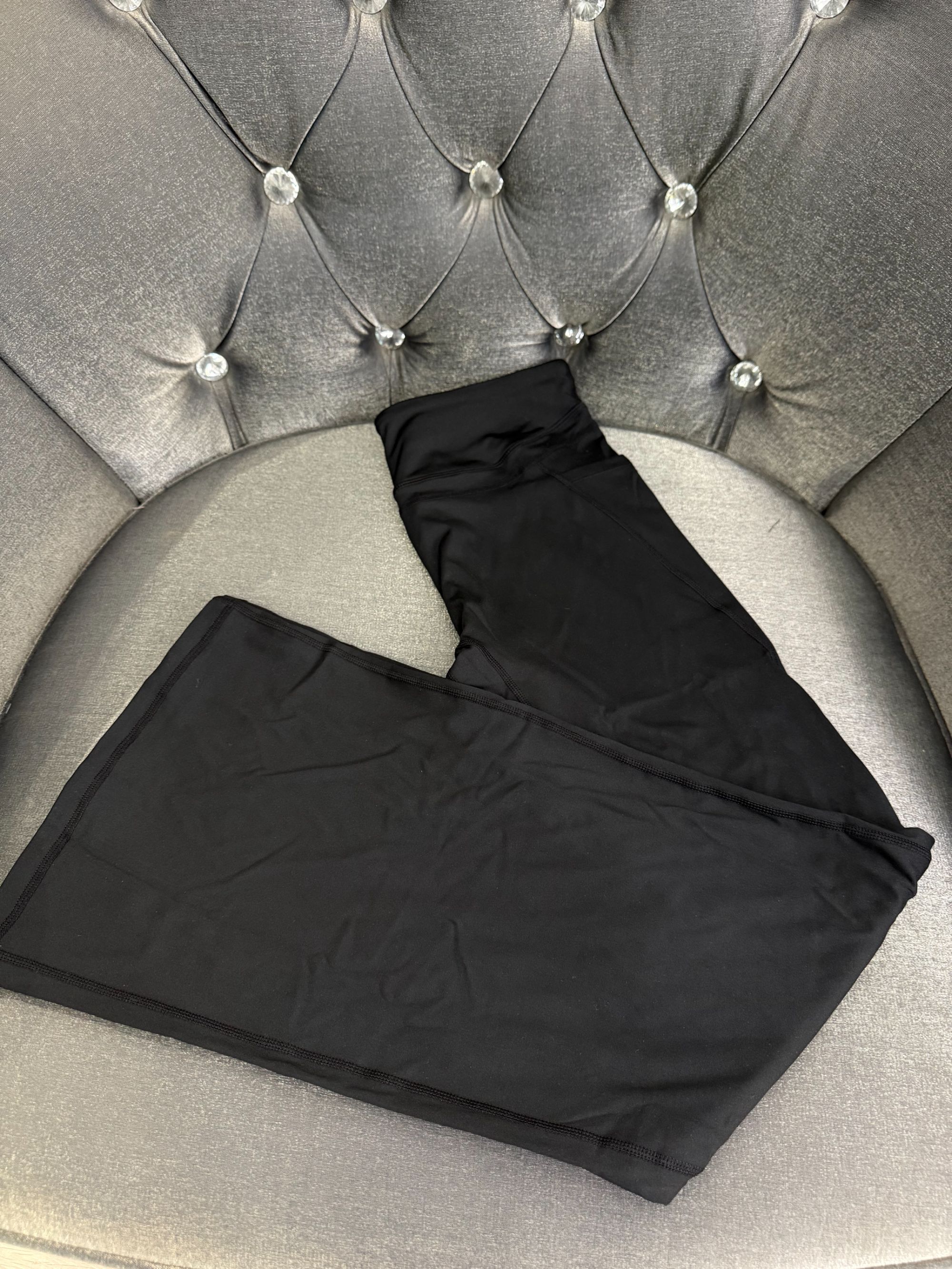 C117 黑色 喇叭瑜伽休闲健身长裤