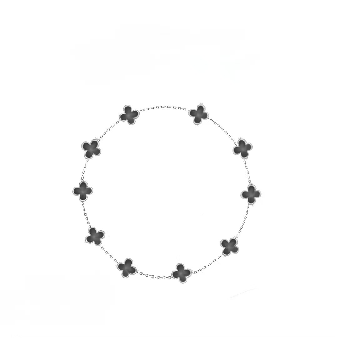 合金项链 高端CNC高品质十花项链