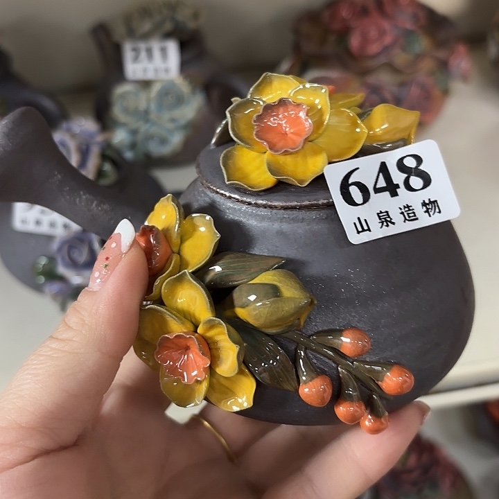 贝***悠山泉造物手工制作柴烧648