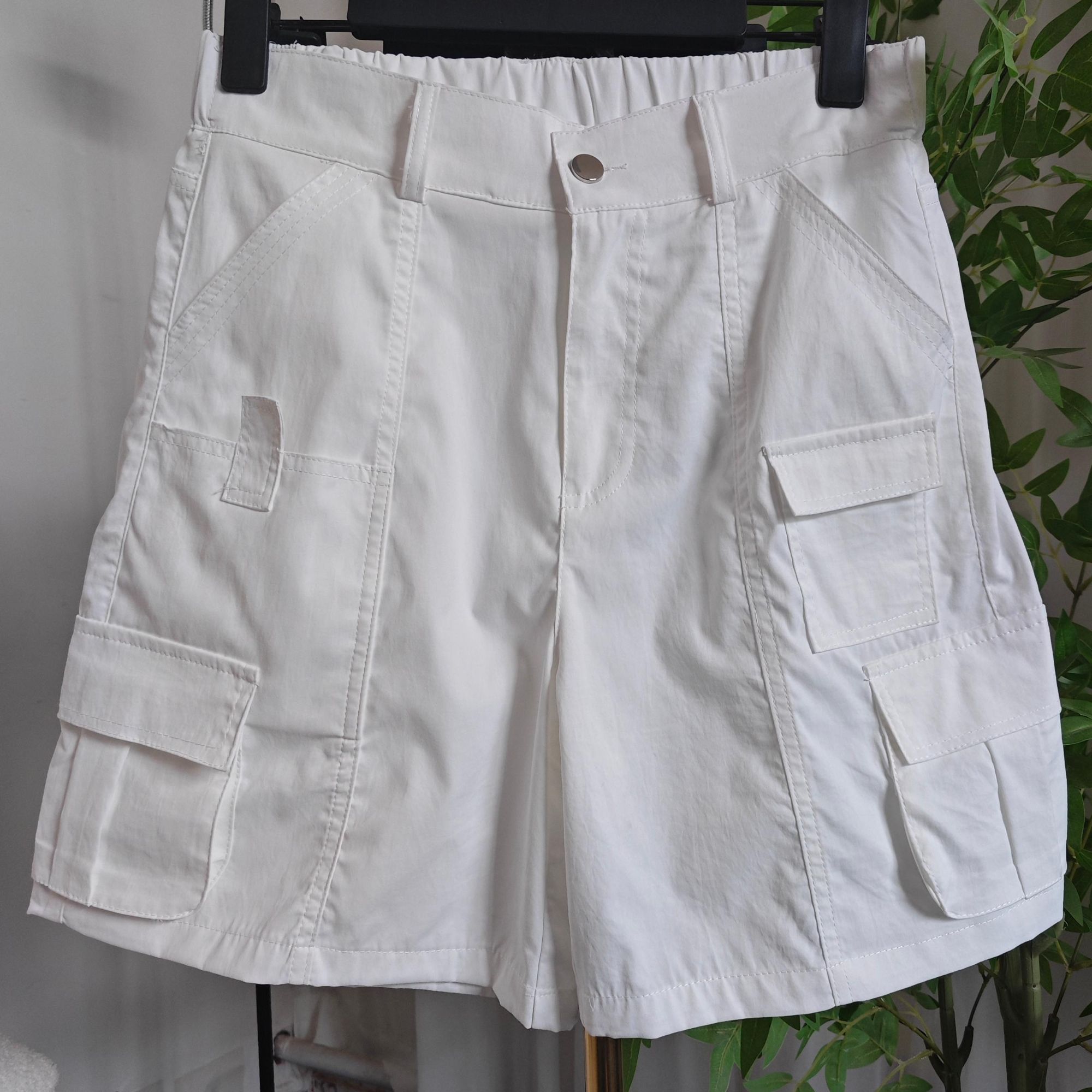 高腰休闲多袋工装短裤运动时尚宽松A版夏季工装短裤0613