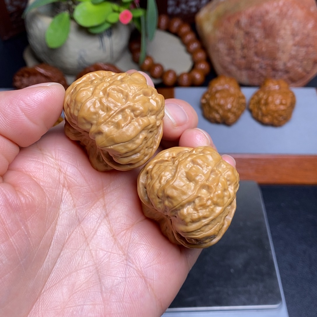 文玩核桃把件轩*37蛤蟆头