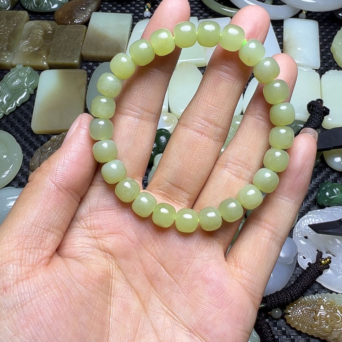 和田玉未镶嵌吊坠(不含链)卡8