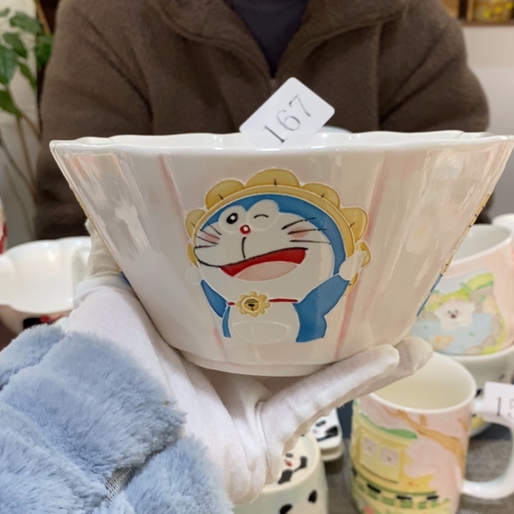 杯景德镇釉下彩手绘