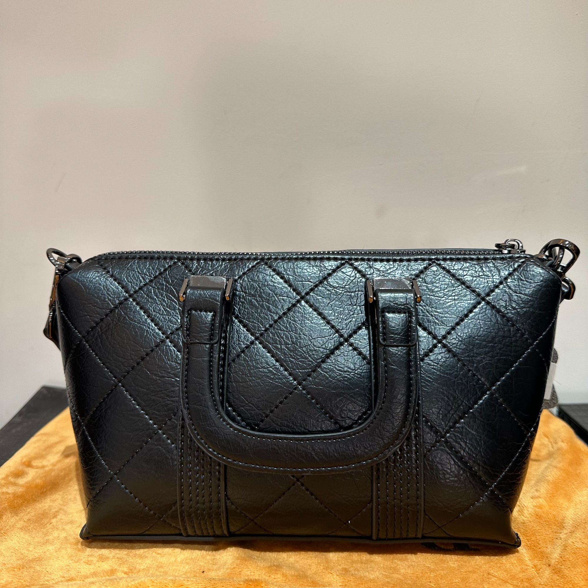 HIRMRIS手工真皮包-22-550872-黑  双手托特毛蒂