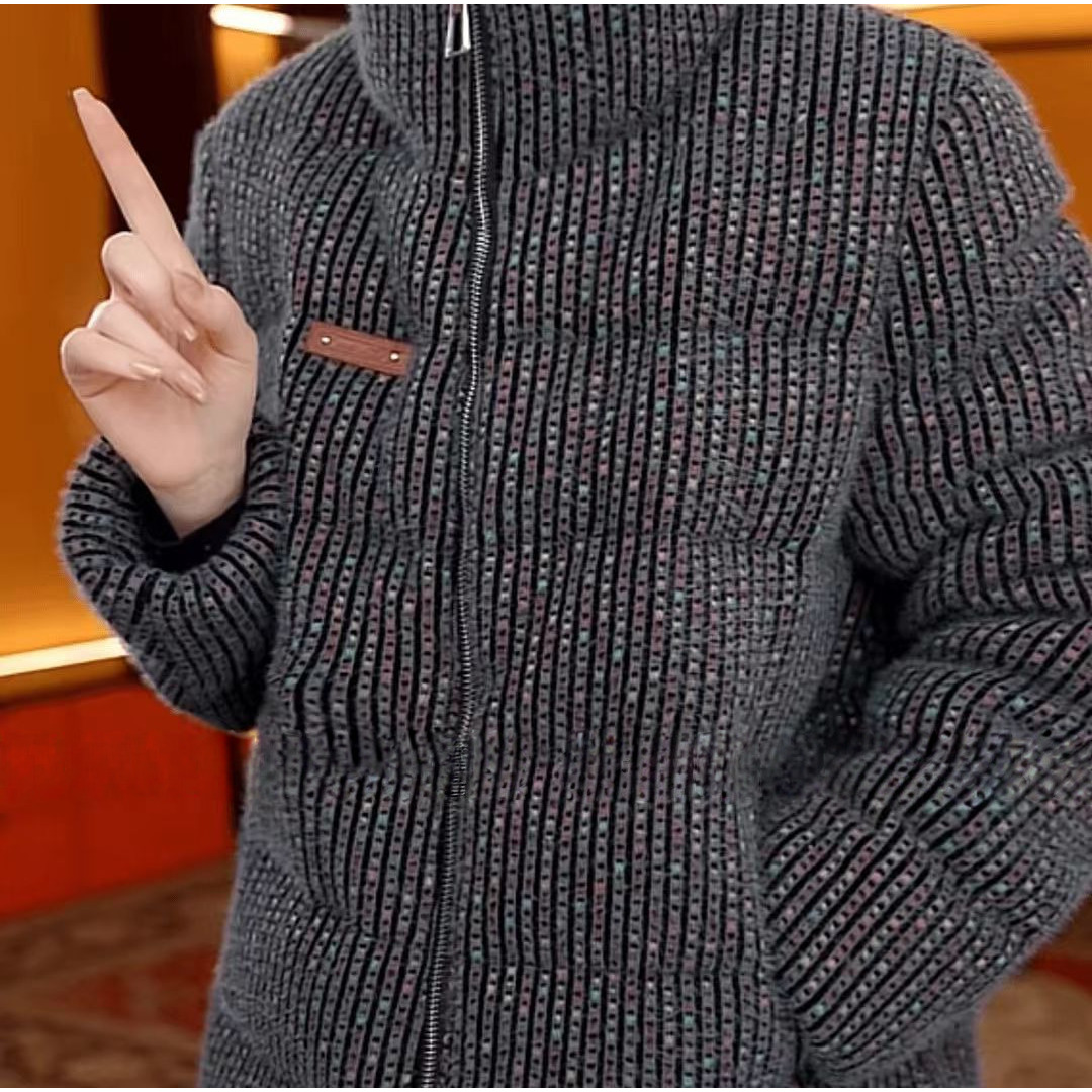 2025秋冬爆款时尚气质减龄保暖新款气质时尚棉服简约风上衣女