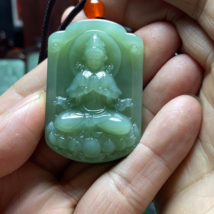 和田玉（碧玉）挂件未镶嵌