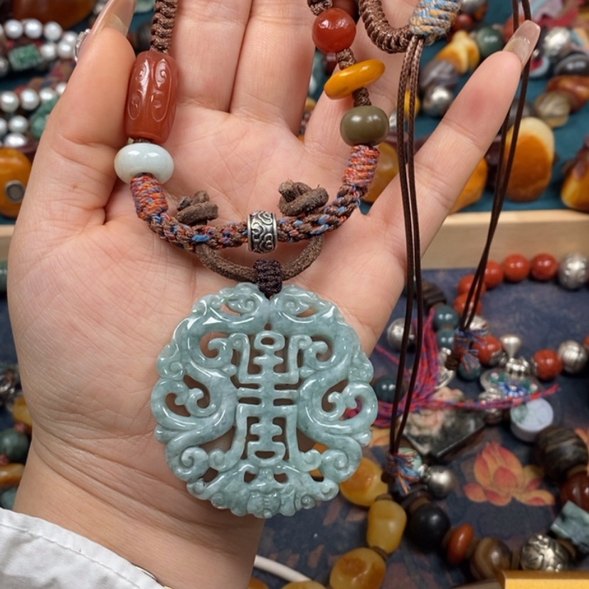 【闪购商品】翡翠颈饰未镶嵌项链